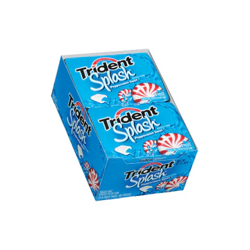Trident Splash Peppermint Swirl Sugar-Free Gum – 90 Pieces