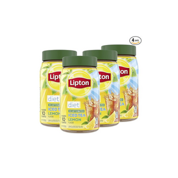 Lipton Diet Iced Tea Lemon Decaffeinated (4 Pack, 10 qt)